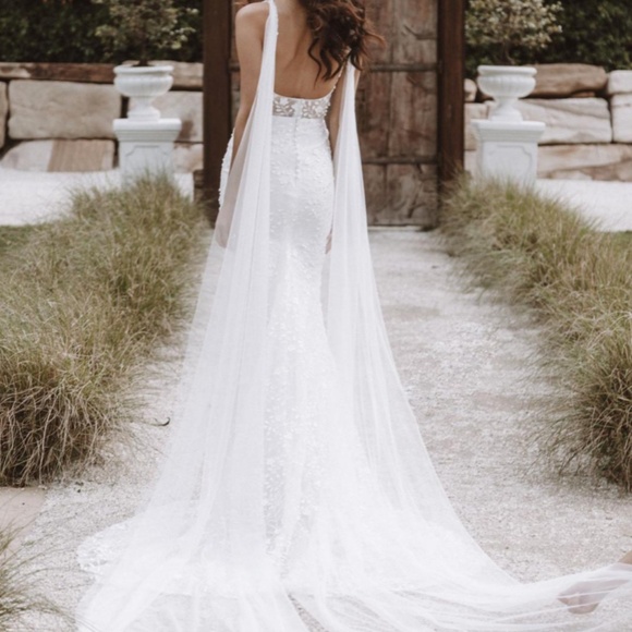 Detachable Wedding Dress Tulle Wings - Designed by 'Made With Love' Bridal - Picture 2 of 6